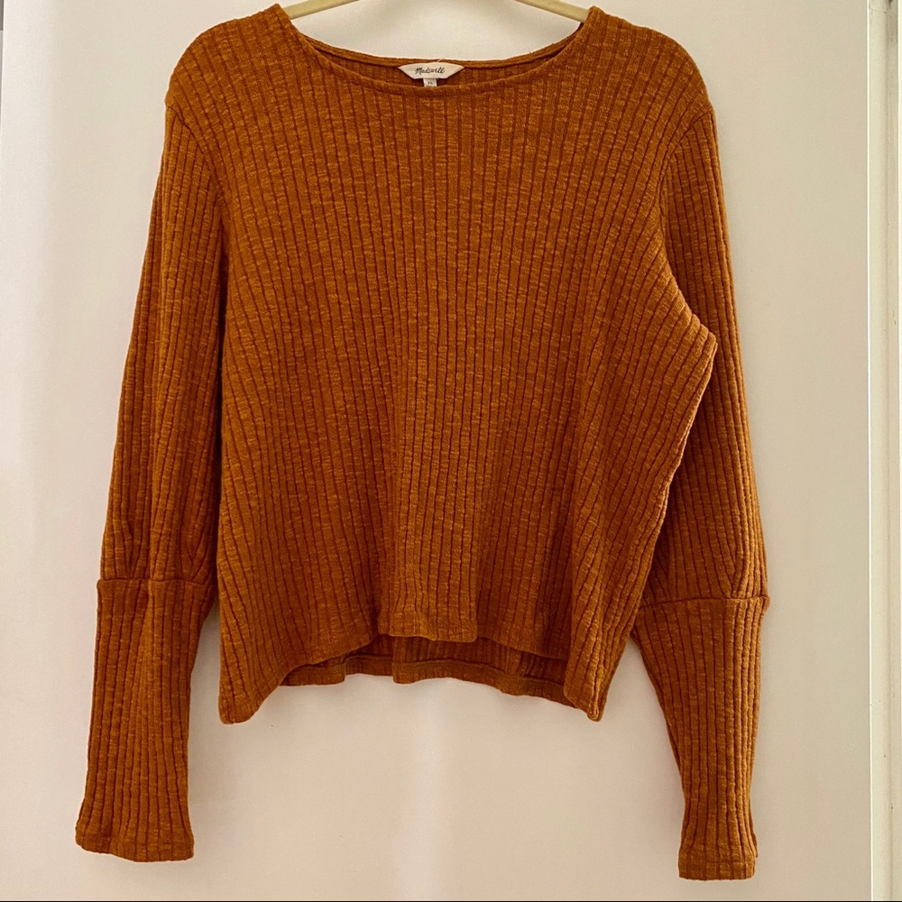 Madewell Balloon Sleeve Lightweight Sweater
